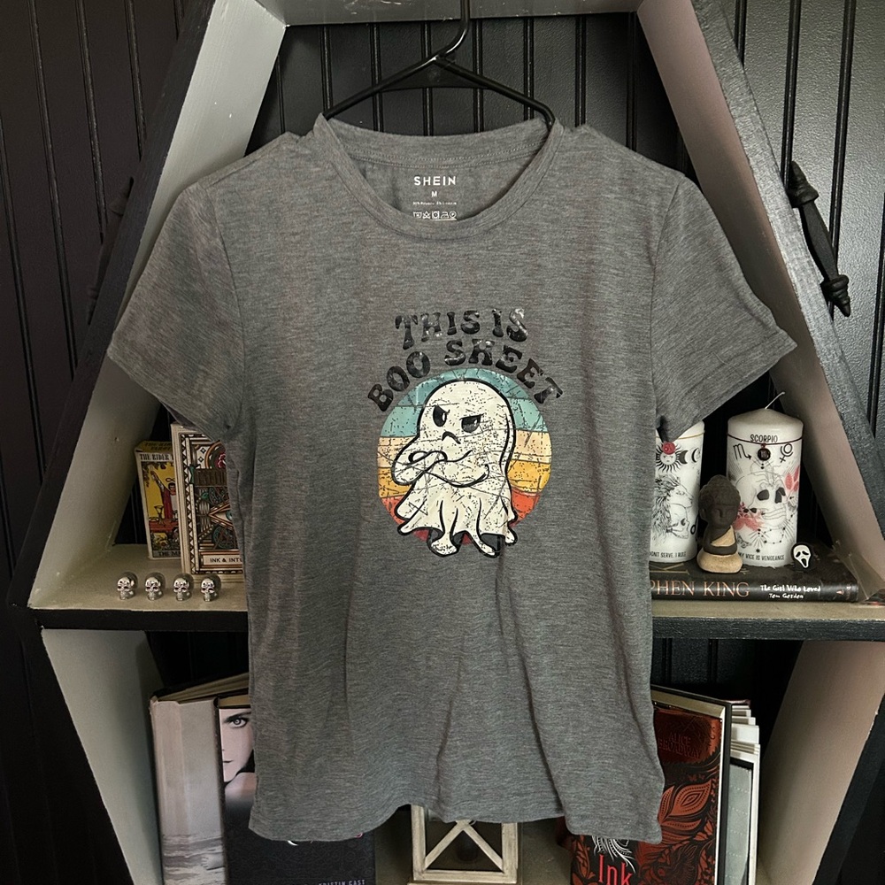 Shein Gray Graphic Tee